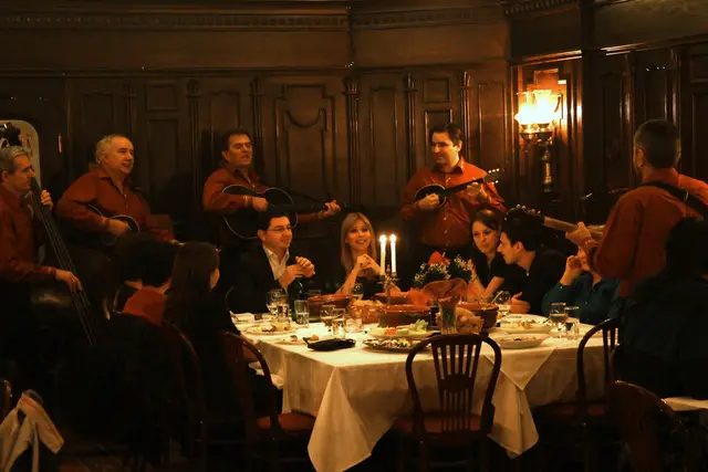 Best places in Belgrade nightlife Skadarlija bohemian quarter restaurants cafes evening scene